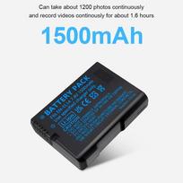 PALO 7,4 V 1500 mAh EN-EL14 ENEL14 EN EL14 fotoaparato akumuliatorius, skirtas Nikon D5200 D3100 D3200 D5100 D5600 P7000 P7100 D5200 MH-24