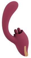 Javida 2 Function Vibrator Vibration & Licking Purple