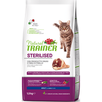 NATURAL TRAINER CAT STERILISED with DRY-CURED HAM 2 x 10kg