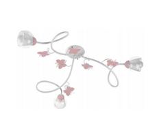 ONLI - Tvirtinamas vaikiškas sietynas BUTTERFLY 3xE14/6W/230V