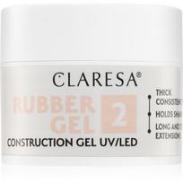 Claresa Rubber Gel Construction Gel UV/LED ilginamasis gelinis nagų lakas atspalvis 2 12 g