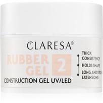 Claresa Rubber Gel Construction Gel UV/LED ilginamasis gelinis nagų lakas atspalvis 02 45 g
