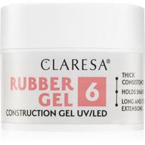 Claresa Rubber Gel Construction Gel UV/LED ilginamasis gelinis nagų lakas atspalvis 06 12 g