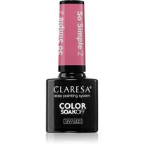 Claresa SoakOff UV/LED Color So Simple gelinis nagų lakas atspalvis 2 5 g