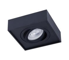 Akcentinis įleidžiamas šviestuvas NUSA 1xGU5,3/MR16/50W/12V kampinis juoda