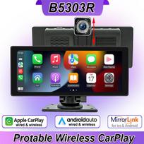 10,26 colio jutiklinis ekranas Stereo radijo belaidis Carplay Android Auto MP5 grotuvas BT Mirrorlink Integruotas fotoaparato vairavimo įrašymo įrenginys