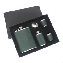 Hip Flasks dovanų rinkinys Nerūdijančio plieno nepralaidus vyno butelis su piltuvėliu gėrimų viskiu