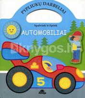 Spalvink ir lipink. Automobiliai. Pypliukų darbeliai