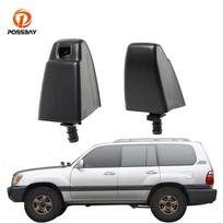 2vnt automobilio priekinių žibintų plovimo antgalis juodas priekinio žibinto vandens purškimo srovės pavara 85044-60060 skirta Toyota LAND CRUISER 100 1998 1999-2007