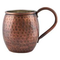 Varinis Maskvos mulo puodelis, rankinis plaktukas, 500 ml