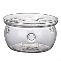 Arbatinuko šildytuvo žvakių šildytuvo stiklas su padėklu Milk tuščiavidurio arbatos puodo laikikliu