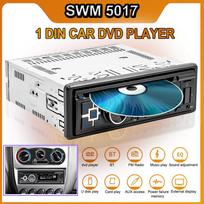Automobilio radijas 1Din Universalus Mp3 grotuvas Multimedijos palaikymas DVD CD VCD Muzika EQ Stereo USB TF kortelė FM AM Autoradio AUX įvestis juoda