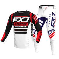 Motocross Jersey & Pant Kits lenktynių kostiumas Racer Gear Set Off-road MX Enduro MOTO Vyriški rinkiniai Moterų kalnų kalnų motociklų kombinacija XXL-38 black