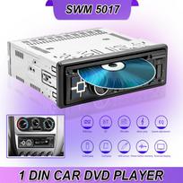 1Din Automobilinis DVD grotuvas Universalus Multimedija Bluetooth Music EQ Stereo USB TF kortelė FM AM Autoradio AUX įvestis MP3 grotuvas juoda