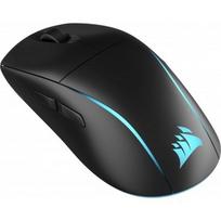 Corsair M75 juodos spalvos bevielė lengva žaidimų pelė su RGB apšvietimu