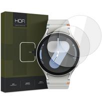 Apsauginis grūdintas stiklas juodais krašteliais Hofi Glass Pro+ (2vnt.) laikrodžiui Samsung Galaxy 4 / 5 / 6 / 7 (44 MM)