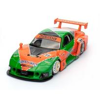 Inno64 Modeliukas LBWK Mazda RX7 (FD3S) LB Super Silhouette, green/orange (yra Sandėlyje)