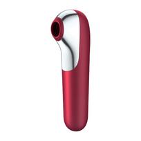 Satisfyer Dual Love - programėle valdoma klitorio vibracija (raudona)