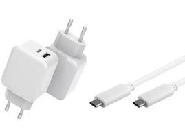 CoreParts USB-C Charger with 1meter  USB-C Cable 30W 5V-12V/2A-3A