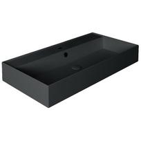 Praustuvas Simas Agile 91x46 cm, juoda matinė, AG91 NERO MATT