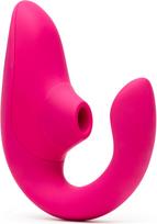 Womanizer Blend vibratorius su klitorio stimuliatoriumi Pleasure Air - Tamsiai rožinė