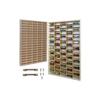 VERTIKALI MEDINĖ LENTYNA ŽAISLINIAMS AUTOMOBILIAMS 78,5X50X4,5 CM