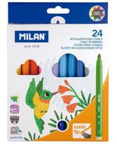 Flomasteriai MILAN CONIC, 24 spalvos