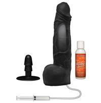 Doc Johnson Merci Squirting Cumplay Cock Dual Density UltraSKYN Vac-U-Lock 10 Inch 26cm Black