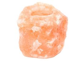 Žvakės laikiklis 4Living Orange Druskos Akmuo