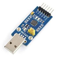 USB-UART keitiklis CP2102, USB kištukas, Waveshare 11079