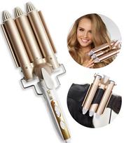 LIVMAN M-10 - trigubo veikimo plaukų garbanojimo žnyplės, 25mm