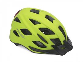 Paspirtukininko šalmas Author Helmet Pulse LED X8, geltonas, 52-58 cm