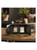 WoodWick Žvakės dovanų dėžutėje Medium Core Fireside - Linen Gift Set 2 vnt., Medium