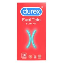 Durex Feel Thin Slim - ploni prezervatyvai - natūralus pojūtis - 10 vnt