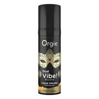 Orgie Dual Vibe! - skystas vibratorius - Pinã Colada (15 ml)