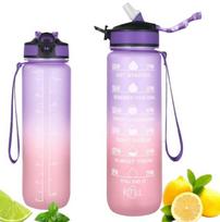 Gertuvė su šiaudeliu Ombre, 1000ml