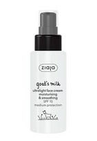 Ožkų pieno itin lengvas drėkinantis ir glotninantis veido kremas SPF15, 50 ml