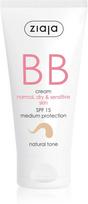 Ziaja BB kremas normaliai ir sausai odai, natūralaus atspalvio, SPF15, 50 ml