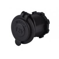 12v automobilinis maitinimo lizdas su dangteliu ir fiksatoriumi