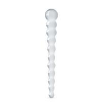 Gildo Glass No. 20 - stiklinis dildo su burbuliukais - skaidrus