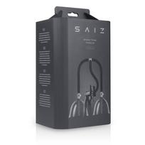 Saiz Premium - elektrinis dvigubas pientraukis - mažas - permatomas juodas