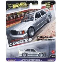 Hot Wheels Premium Modern Classics Modeliukas Mercedes Benz 190E 2,5 Evolution II (yra Sandėlyje)