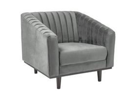 Fotelis Signal ASPREY 1 VELVET, pilkas