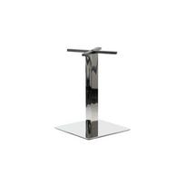Stalo padas, 500x500mm, H=725mm, poliruotas nerūdijantis plienas