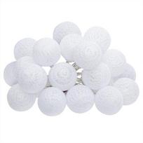 LED balta girlianda, 20 burbulų