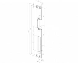 Elekrinė sklendės juosta EFF EFF - ASSA ABLOY 02140