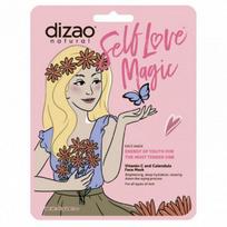 Lakštinė veido kaukė Vitamino C ir medetkos DIZAO Vitamin C and Calendula Face Mask 25 g
