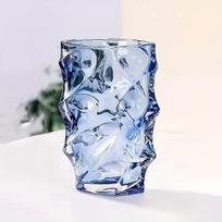 1 vnt stiklinės vazos ornamentas Vintage Premium Sense gėlių vaza Džiovintų gėlių dekoras Gėlių vaza pavasario vasaros namų dekoras