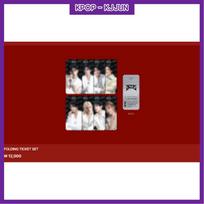 Stray Kids `ATE` POP-UP PARDUOTUVĖS SULANKSTOMŲ BILIETŲ RINKINYS FOLDING TICKET SET