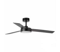 FARO 34261 - LED lubinis ventiliatorius BARTH LED/24W/230V juoda +VP